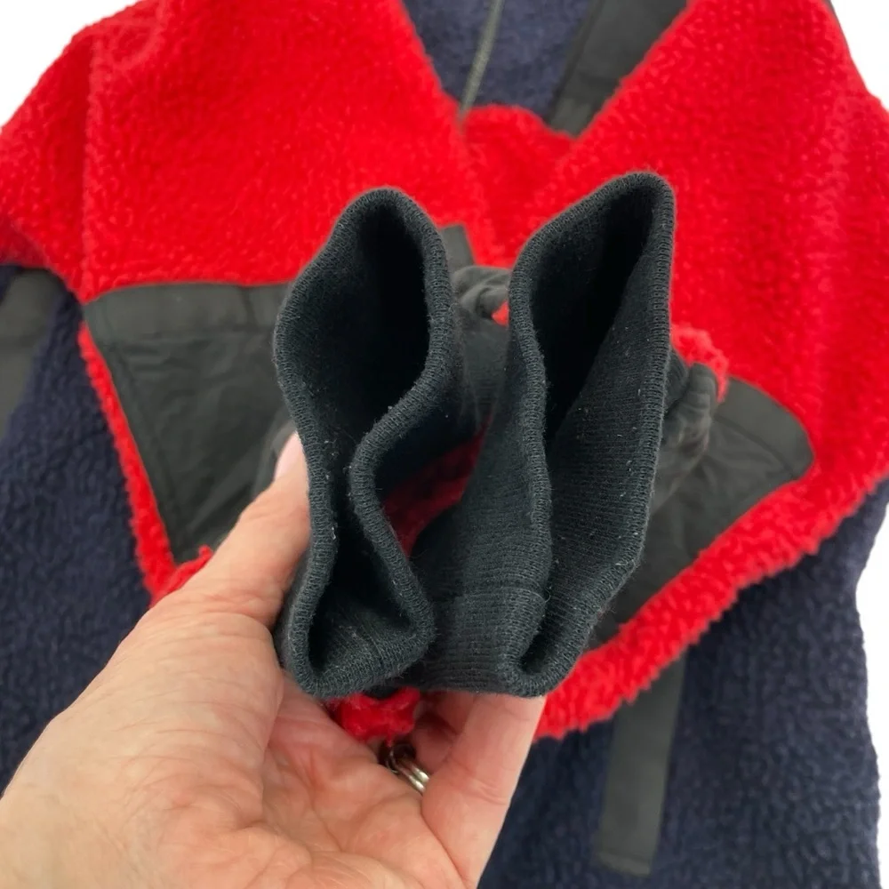 Billionaire Boys Club Fleece Wind Stopping Jacket Large Blue/Red